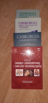 Chirurgia zestaw 4 książek medycznych 
