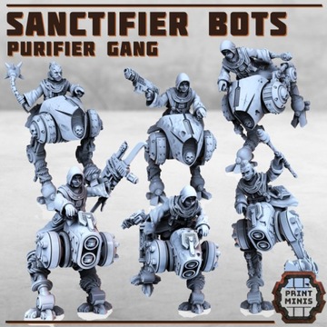 Sanctifier Bots x 6 with Purifier Riders x4