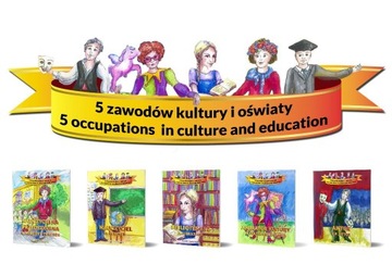 Książeczki pt. „5 zawodów kultury i oświaty”