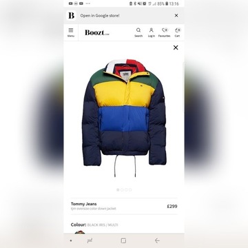 Tommy Hilfiger kurtka puchowa rozmiar L nowa