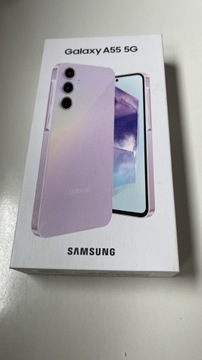 Smartfon SAMSUNG Galaxy A55 8/256GB 5G 6.6" 120Hz Fioletowy SM-A556