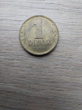 Jugosławia 1 dinar 1938 stan -II