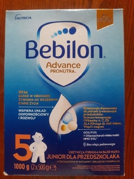 Bebilon Advance Pronutra 5, 1000g, 1 kg, NOWE