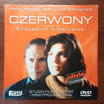 TRZY KOLORY CZERWONY film DVD Kieślowski