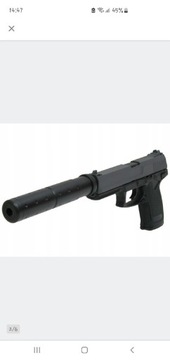 Pistolet ASG DL60 Socom - 190 FPS z tłumikiem 