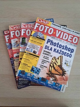 Miesięcznik CHIP Foto Video Digital 2-5 / 2007 CD