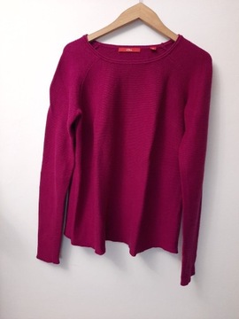 Sweter wiskozowy fioletowy sweterek S Oliver 36 S