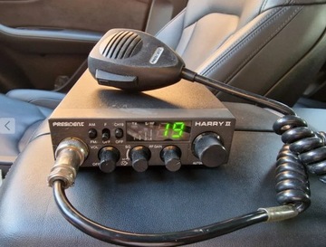 CB Radio President HARRY II + antena magnet. Sirio