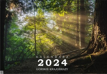 Kalendarz ścienny A3 poziom 2024