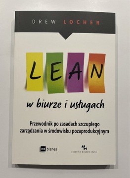 Lean w biurze i usługach Drew Locher