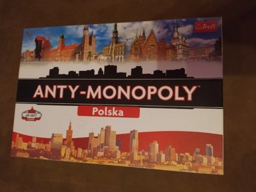 Gra Planszowa Anty-Monopoly Polska Nowe karty