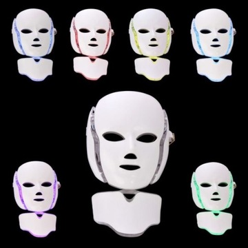 Maska LED 7 kolorów 
