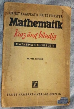 Mathematik kurz und bündig - Kamprath und Förster