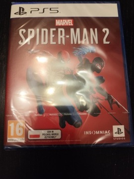 Spider-Man 2 PS5 Sony PlayStation 5 nowa folia 