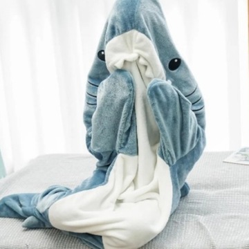 KOC REKINEK SZYTY NA ZAMÓWIENIE! SHARK BLANKET