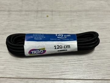 Mountval sznurówki czarny o długości 120 cm