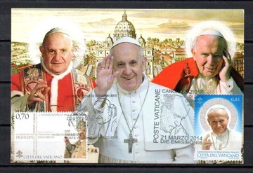 wspolne watykan 2014 3 Papiez JPII FRANCISZEK PIUS