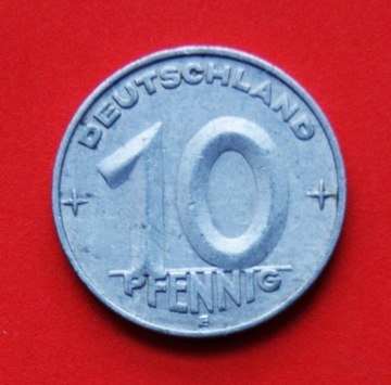 10 Fenigów 1953 E r - Niemcy NRD 