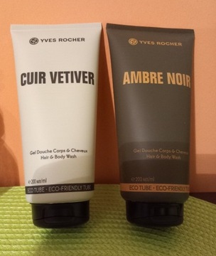 Yves Rocher Zestaw męski-szampon- żel pod prysznic