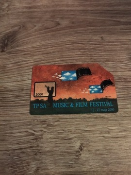 Karta telefoniczna TP Music & Film Festival