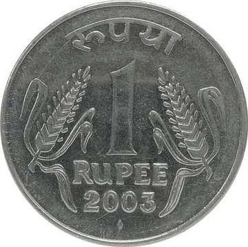 Indie 1 rupee 2003, KM#92.2