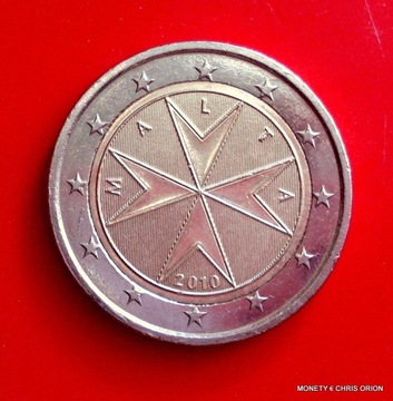 2 Euro - Malta - 2010 - Błąd menniczy