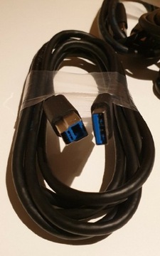 10 szt. Kabel USB 3.0 Dell A/B do skaner, drukarka