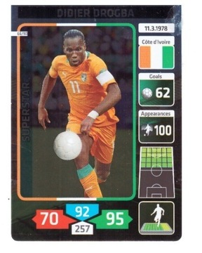 PANINI FUSSBALSTARS 2014 WORLD CUP DROGBA 