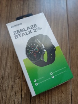 Nowy zafoliowany smartwatch zeblaze btalk 2 lite czarny 