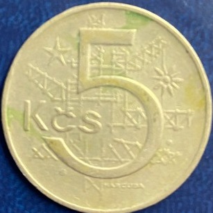 Czechosłowacja 5 koron, 1973
