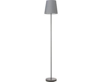 Lampa podłogowa metal szara 155 cm 1x40W E27