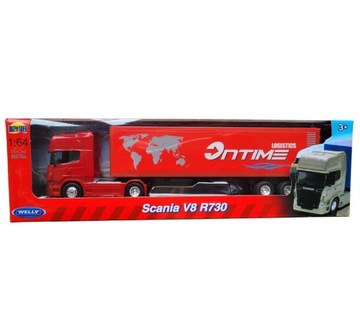 Scania V8 R730 Welly 1:64 Nowa