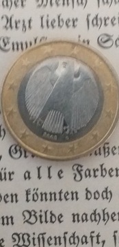 1 euro 2002 Niemcy 