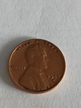 1 cent 1944  D USA 