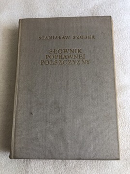 Stanisław Szober Słownik poprawnej polszczyzny