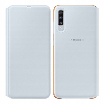 Etui z klapką Galaxy A70 biały EF-WA705PWEGWW