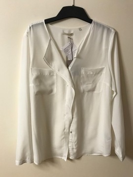 NOWA biała bluzka koszulowa CHRISTIAN BERG 46