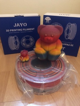 PLA Jayo Rainbow 1,1 Kg/1100g | filament do drukarki tęczowy