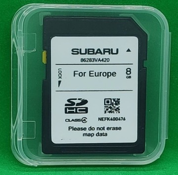 Mapa karta SD dla SUBARU