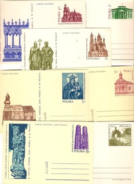 Cp 830-5, JP II, II wizyta  1983, komplet kart, cz