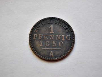 REUSS - 1 pfennig 1850 r.
