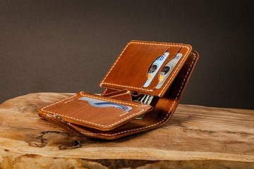 Ręcznie wykonany portfel ze skóry - Japan Wallet