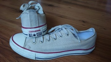 Converse All Star 5,5 38 damskie trampki beżowe