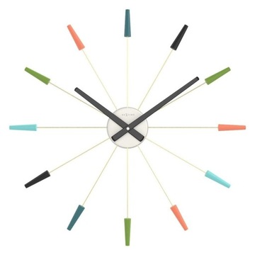 Zegar ścienny NEXTIME 2610 VI Plug inn kolorowy