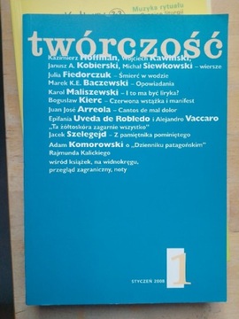 Twórczość - styczeń 1/2008 + gratis!