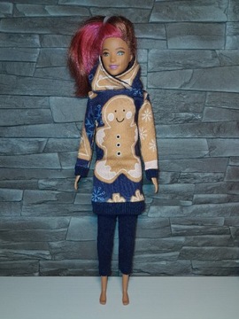 Tunika z leginsami dla lalki typu Barbie