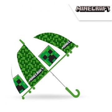 PÓŁAUTOMATYCZNY PARASOL MINECRAFT ŚR.70 CM