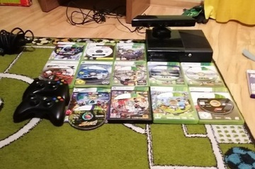 Xbox 360 +kinect+gry