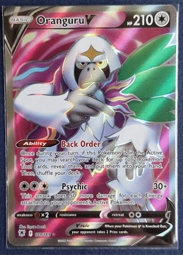 Pokemon TCG Oranguru V 179/189 Full Art