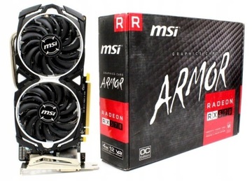 Karta graficzna MSI Radeon RX570 Armor OC sprawna